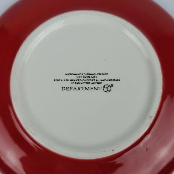 Dept. 56 Ceramic 6" Newspaper Daily Star Snack Dessert Appetizer Plates - Picture 6 of 7